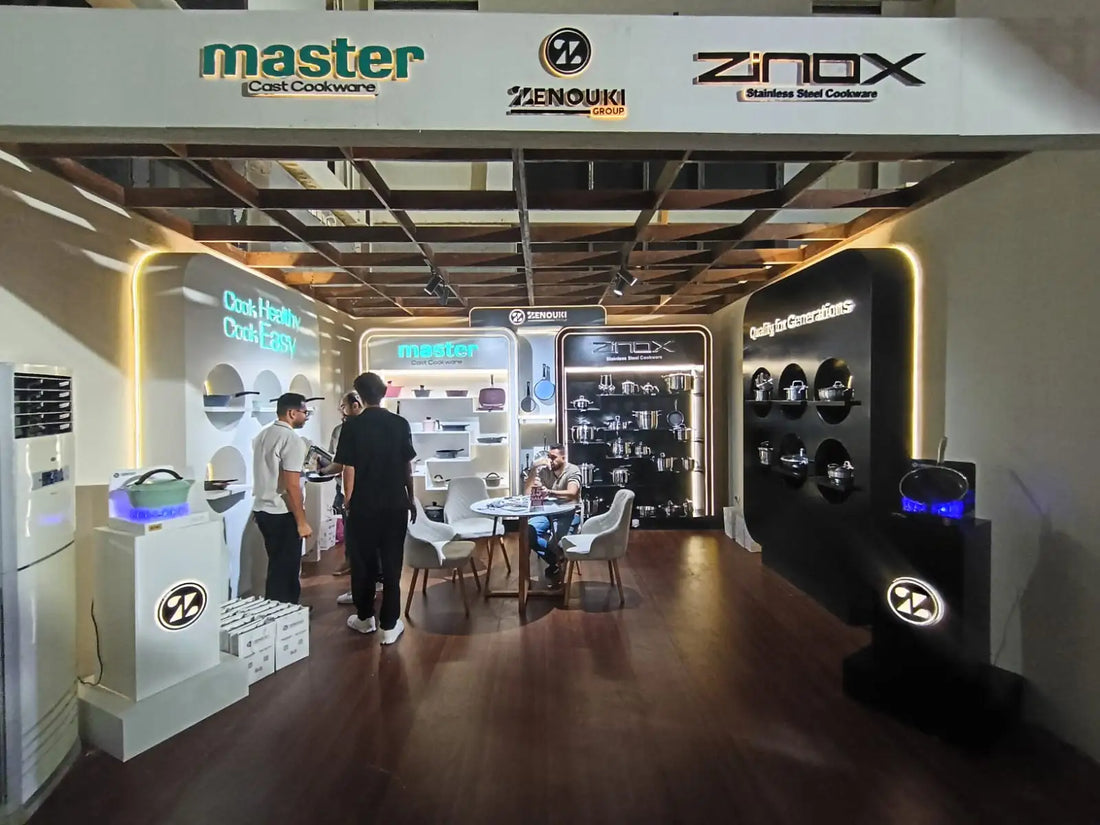Master El Zenouki and Zinox El Zenouki cookware stand at Obj Expo 2026 in New Cairo