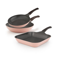 Set 3pcs 2 Frypan + Grill